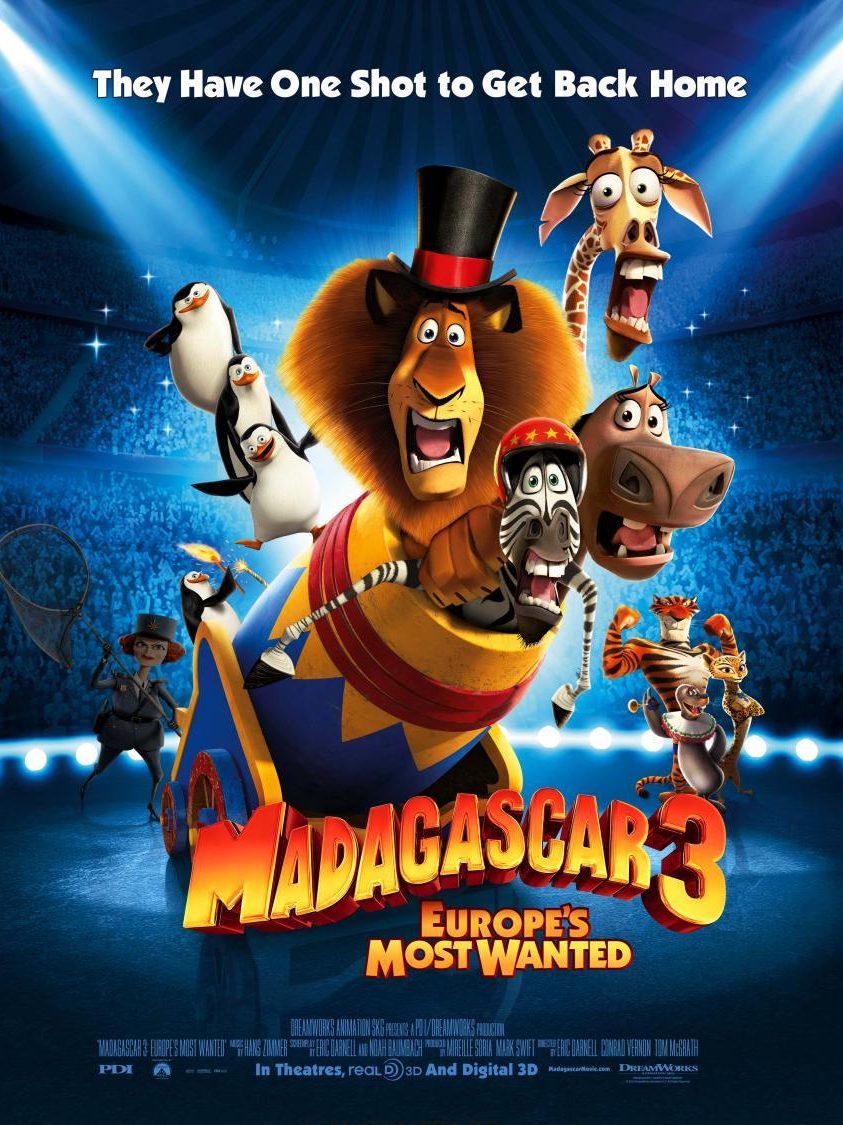 انیمیشن ماداگاسکار 3 ؛ تحت تعقیب اروپا