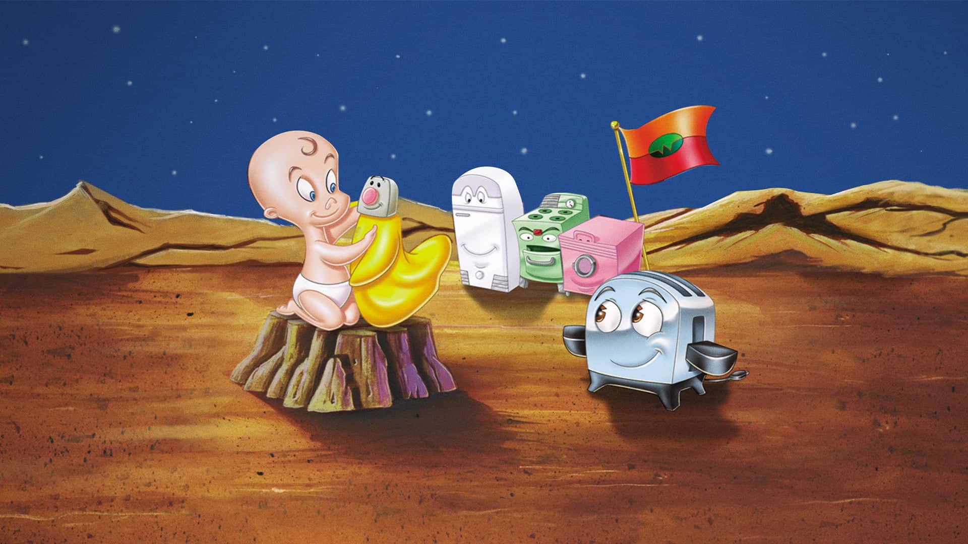 انیمیشن توستر کوچک شجاع به مریخ میرود